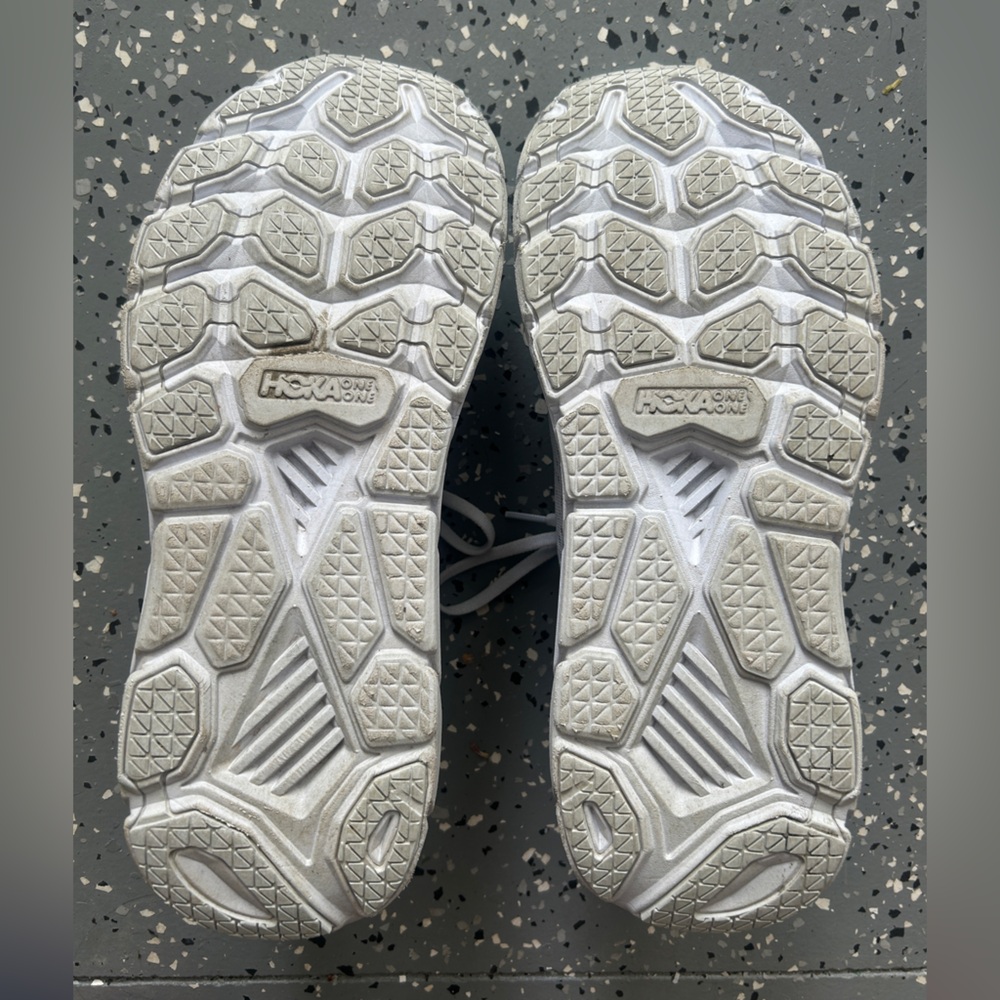 HOKA Clifton 7 men’s white size 12 - Picture 4 of 7